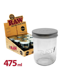 RAW Mason Jar Large 16oz 475ml