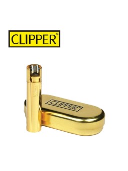 CLIPPER Metal lighter “Gold"