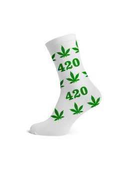 Socks with Leafs - 420